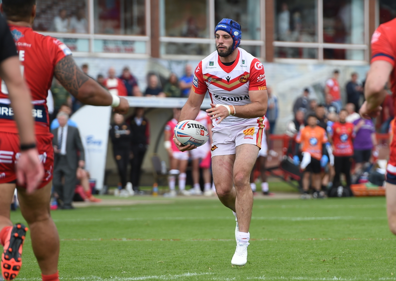 54) 15. Benjamin JULLIEN. SL. Rd13. Hull KR v Dragons. Sat21stMay2022. © MATTHEW MERRICK PHOTOGRAPHY_